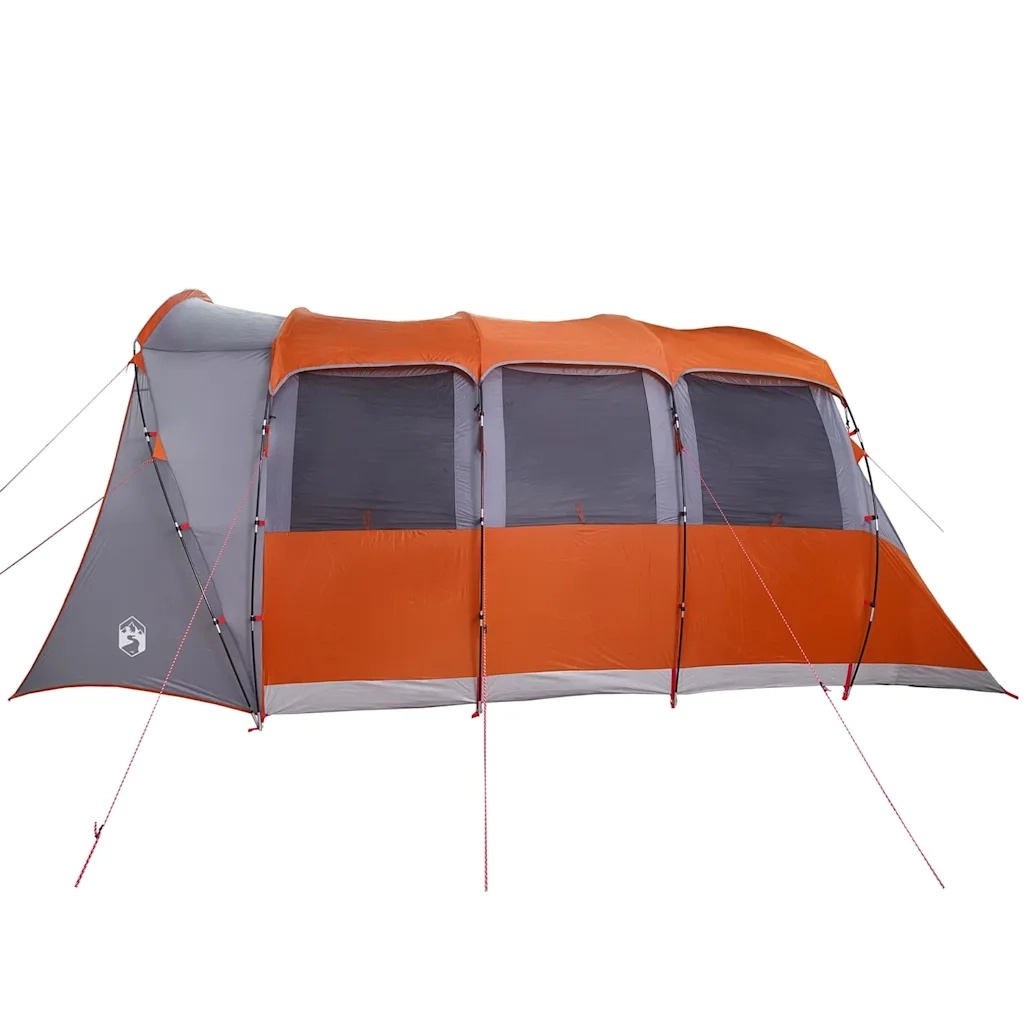 Tenda Familiare con tetto Grigio e arancione 576 x 325 x 213 cm 4100684