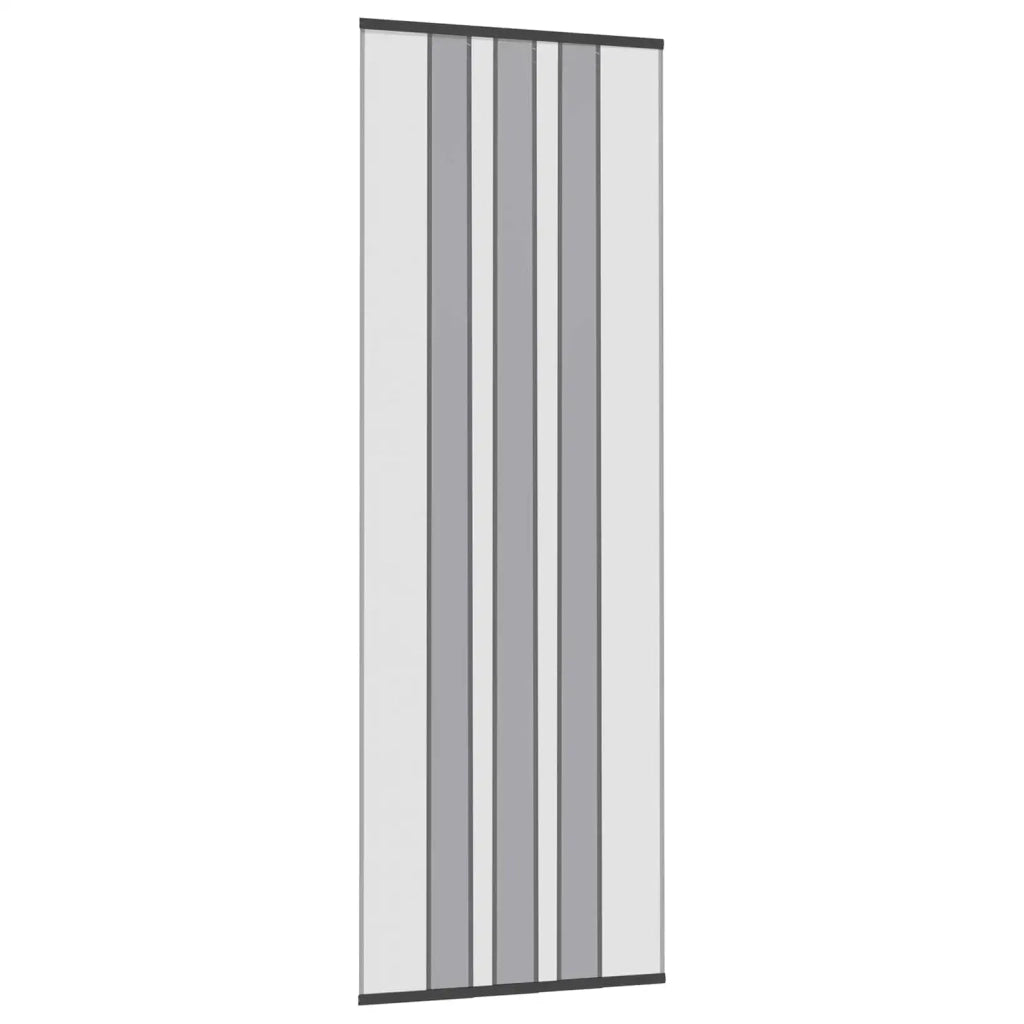 Zanzariera per porta con tenda in rete Nero poliestere CFW9317838