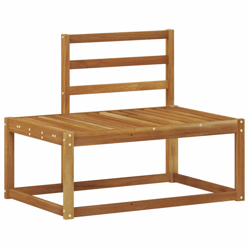 Divano da Esterno 2 Pezzo-Divano da Giardino-Divano componibile Naturale 182,5 x 63 x 73 cm