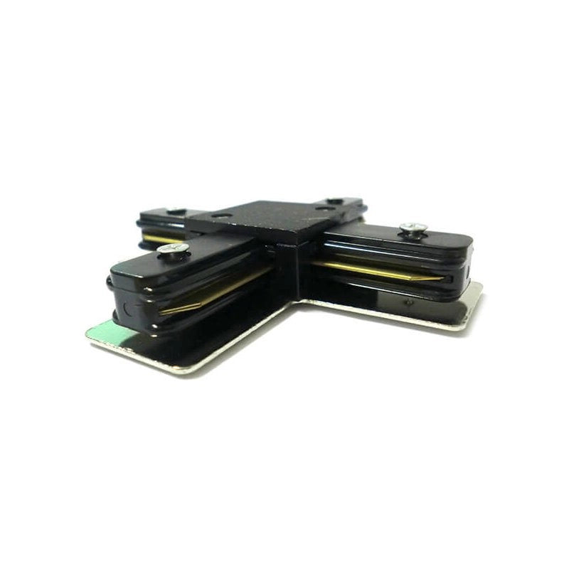 Giunto a X Connettore Per Binario Dei Faretti Led Modello X Colore Nero Per Mono Fase