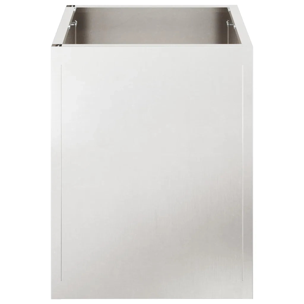 Vaso da giardino Acciaio inossidabile 32 x 32 x 40 cm 876347