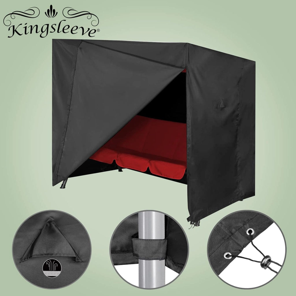 Copertura per Mobili Giardino 185 x 117 x 150 cm Telo Protettivo Cantina Garage Antracite