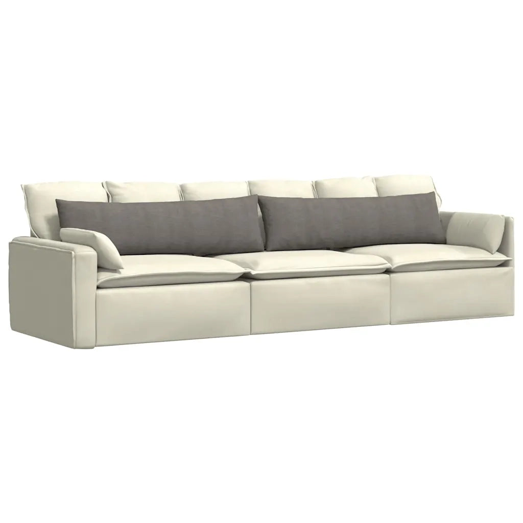 Cuscini da Divano 2 pcs Grigio chiaro 145 x 40 cm