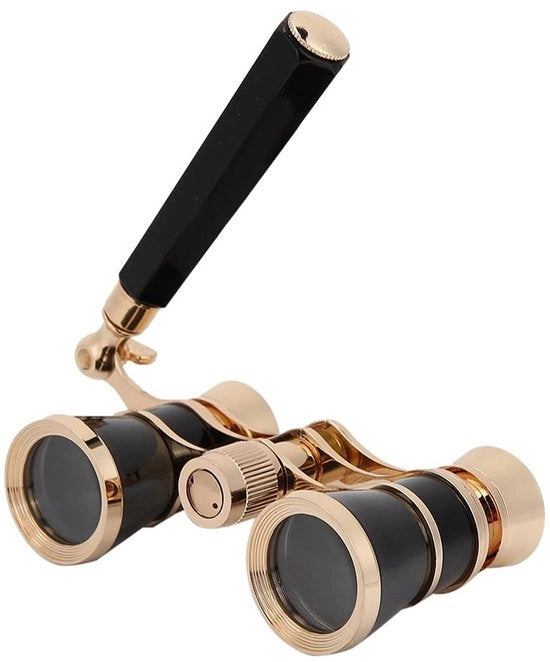 Verrekijker Teatrale - Telescopio Portatile - 3x Amplificazione - Lenti di Obiettivo in Vetro BK7 - 6,5 mm Pupilla di Uscita - Immagini Cristalline - Opera Teatrale Verrekijker