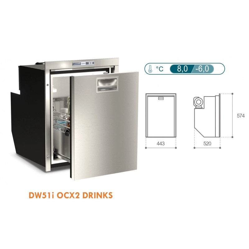 FRIGORFERO DW51 DRINKS REFRIGERATOR DW62 OCX2 DRINKS