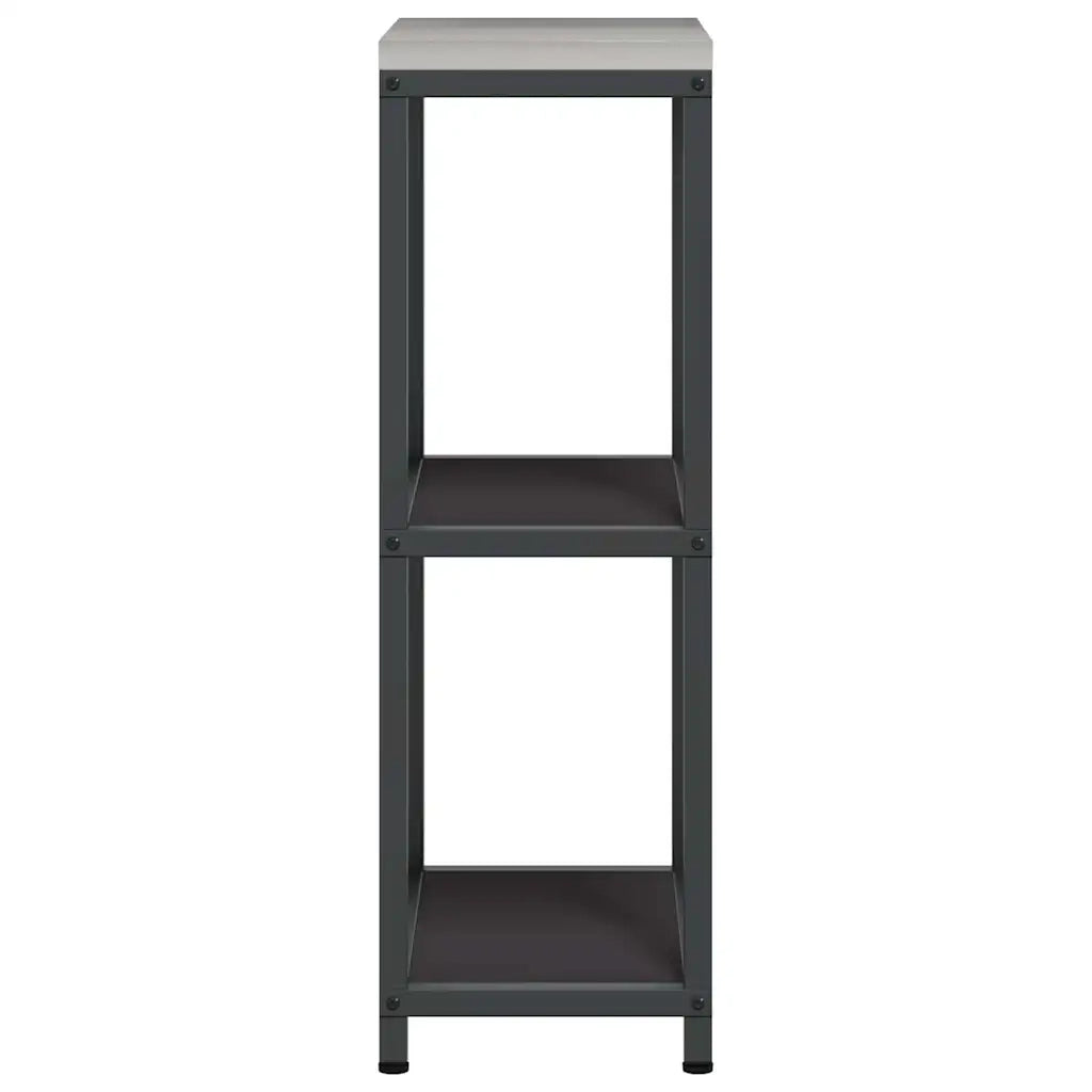 Stoccaggio in cucina Nero 30 x 50 x 92 cm Acciaio 874975