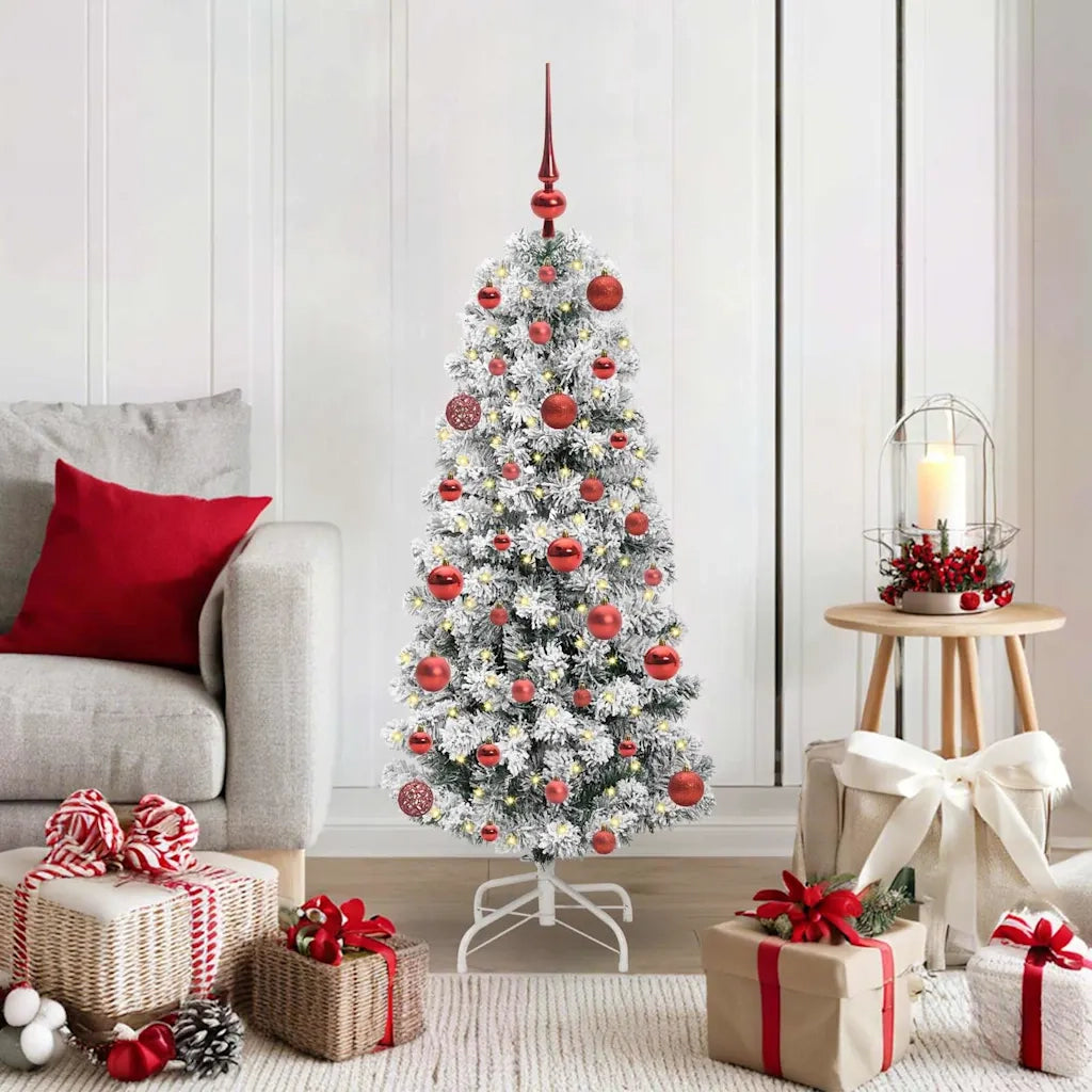 Albero di Natale | Decorazioni natalizie Artificiale con Rami Pieghevoli 120 cm