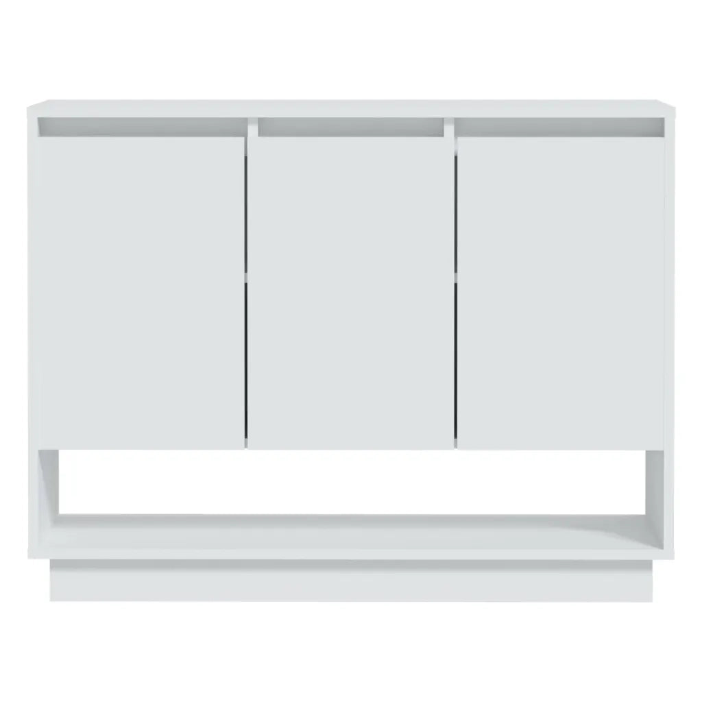 Credenza | Madia | Buffet da pranzo | Armadio da pranzo Bianca 97x31x75 cm in Truciolato
