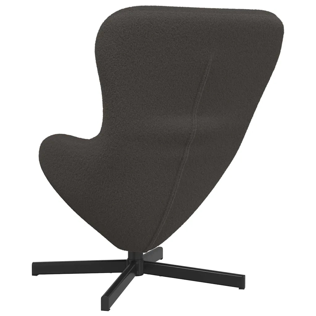Divano Sedia-Poltrona uovo Grigio scuro 63 x 73 x 90 cm Tessuto 837996