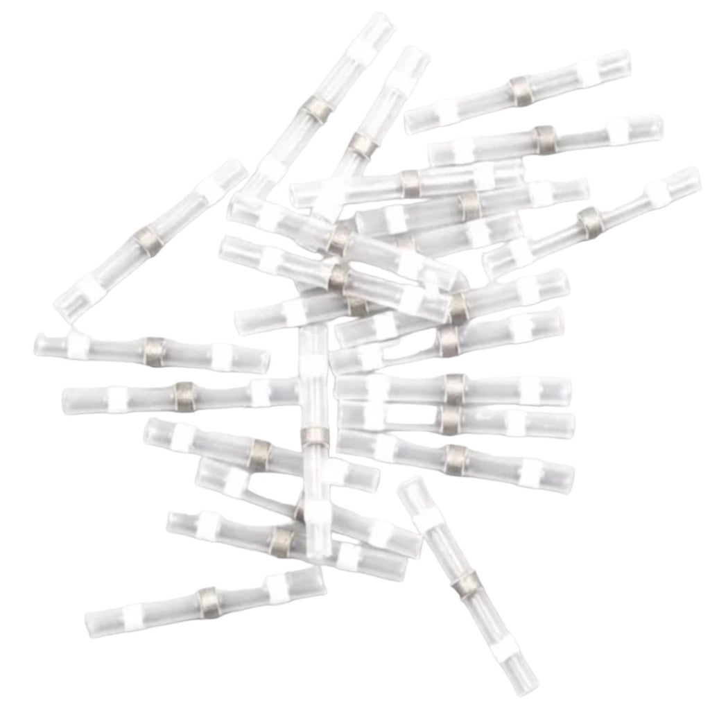Set di Connettori di giunzione Termoretraibili auto Saldanti Impermeabili IP67 Con Guaina Termorestringente per fili cavi DA 0.25mm² A 0.34mm² di Auto, Moto, Veicoli Marini e Camion