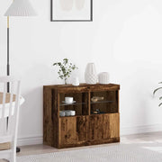 Credenza-Buffet-Armadio da cucina Marrone 81 x 37 x 67 cm Legno multistrato 693186