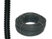 TUBO GUAINA CAVO CORRUGATO 32 NERO FLESSIBILE FLEX PVC IMPIANTO ELETTRICO 25MT
