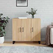 Credenza-Buffet-Armadio da cucina Rovere Sonoma 90x34x80 cm in Legno Multistrato 774657