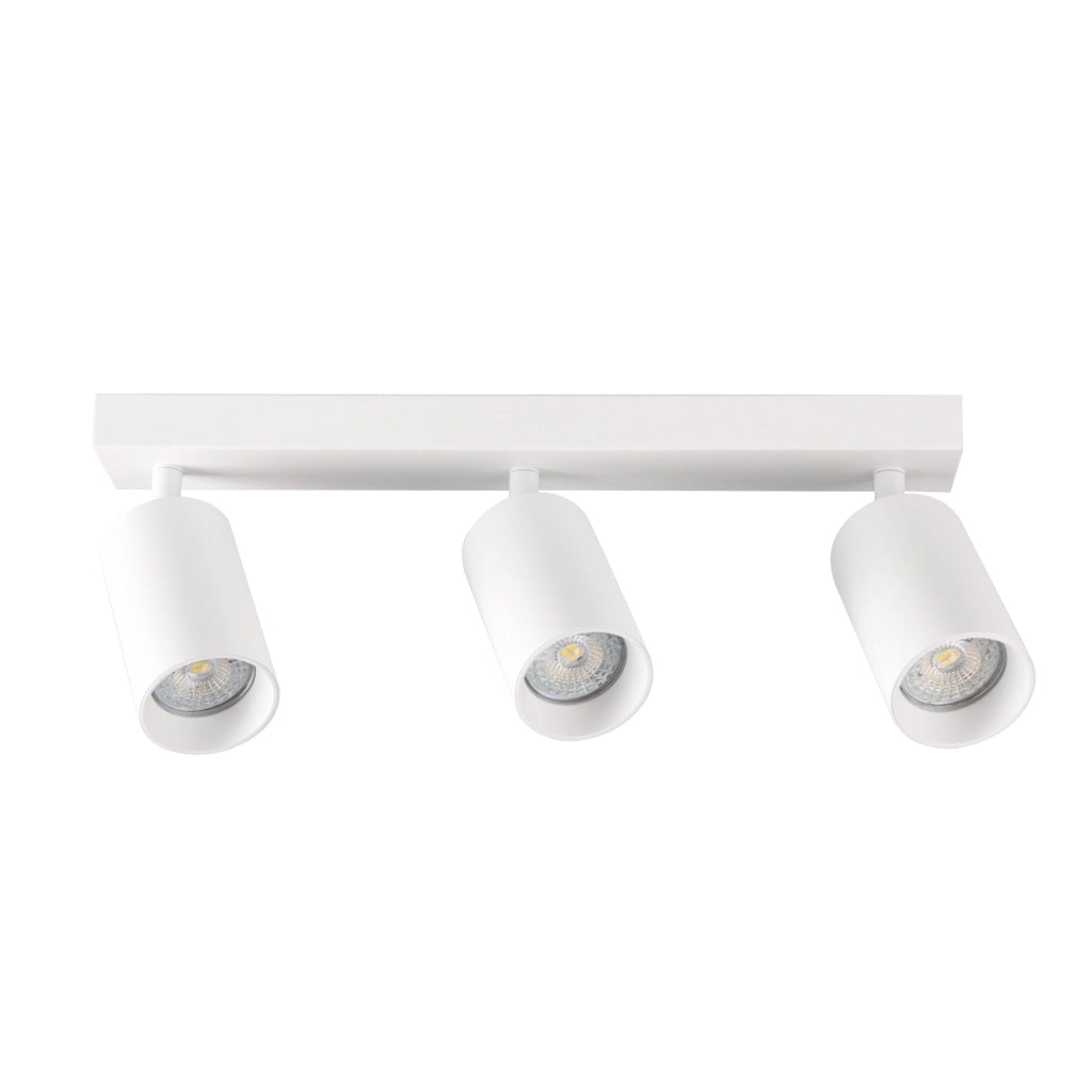 Plafoniera/Applique MARIBEL 3xGU10 bianco oro alluminio Polux