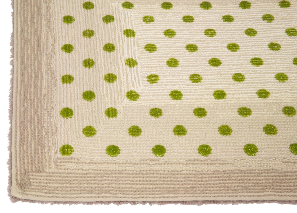 Tappeto Bagno Rettangolare In Spugna Morbida Antiscivolo Degradè Naturale - 50x80 - Naturale