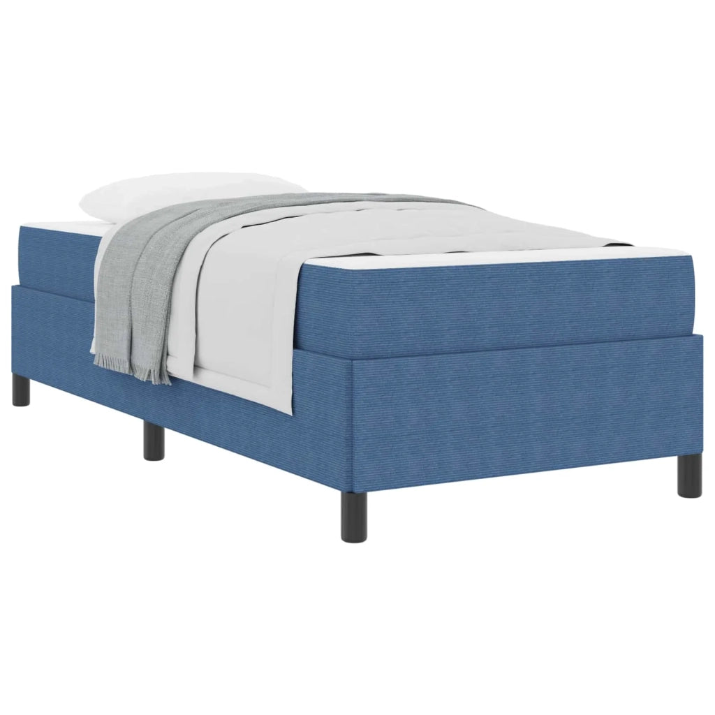Struttura del letto con materasso-Giroletto Blu 100 x 200 cm Tessuto 768949