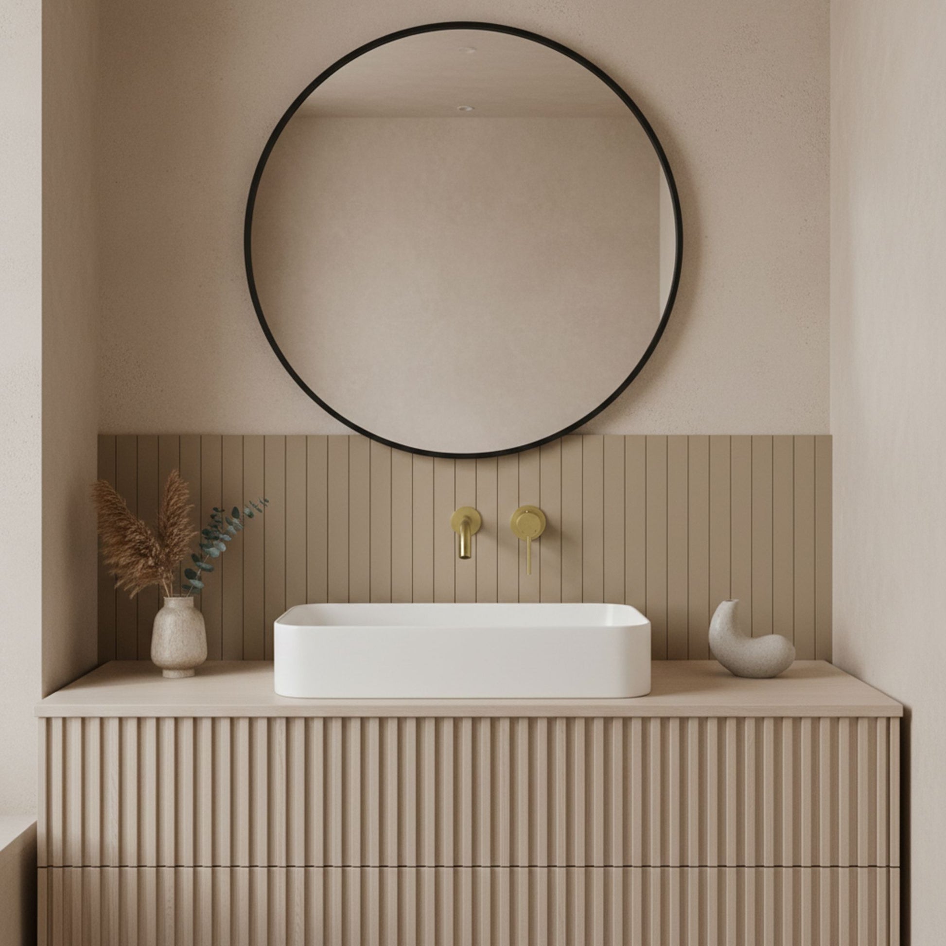 Rubinetto Da Parete Rea Clif Brush Gold