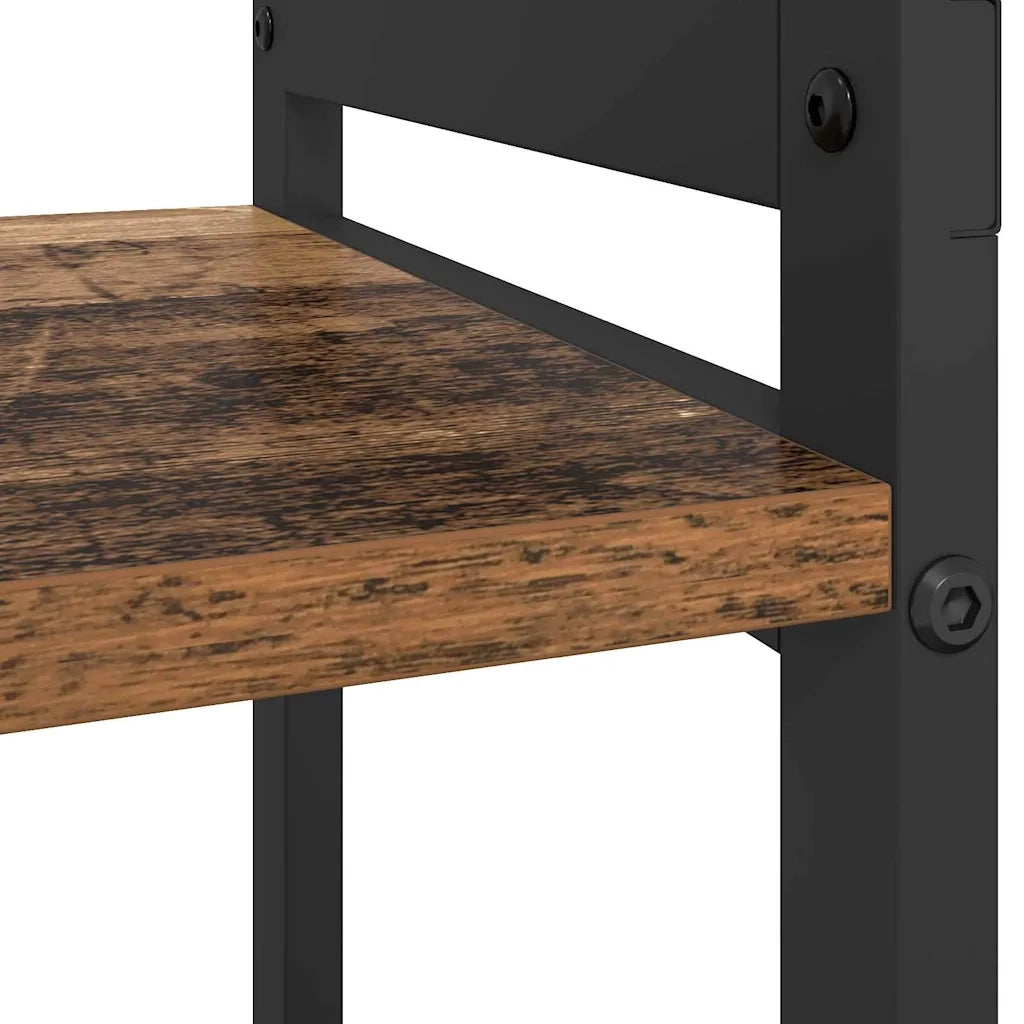 vidaXL Libreria Legno vecchio 80 x 30 x 83 cm Legno multistrato