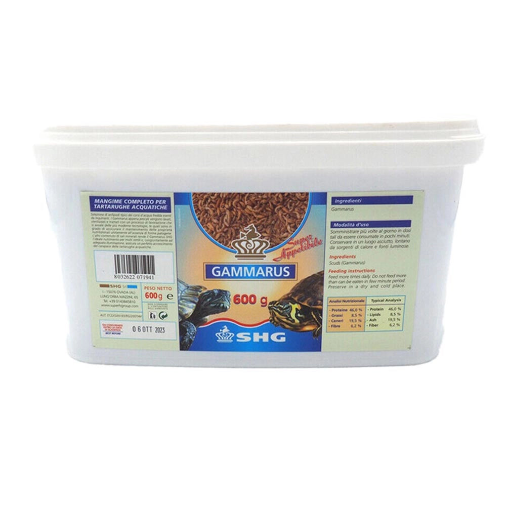 SHG Gammarus - Gamberetti Liofilizzati per Tartarughe Acquatiche Formato: 600 gr