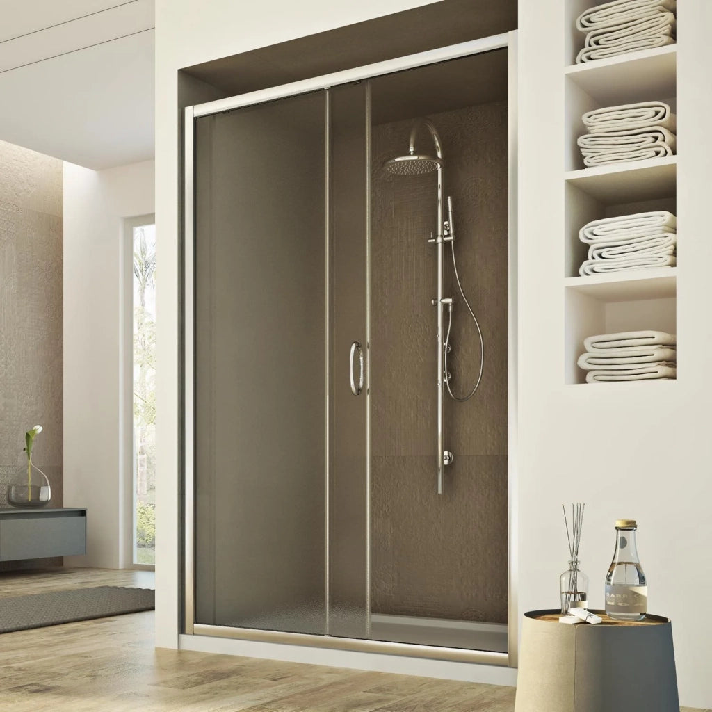 Porta Doccia 110CM H185 stampato C  mod. Replay 1 Anta