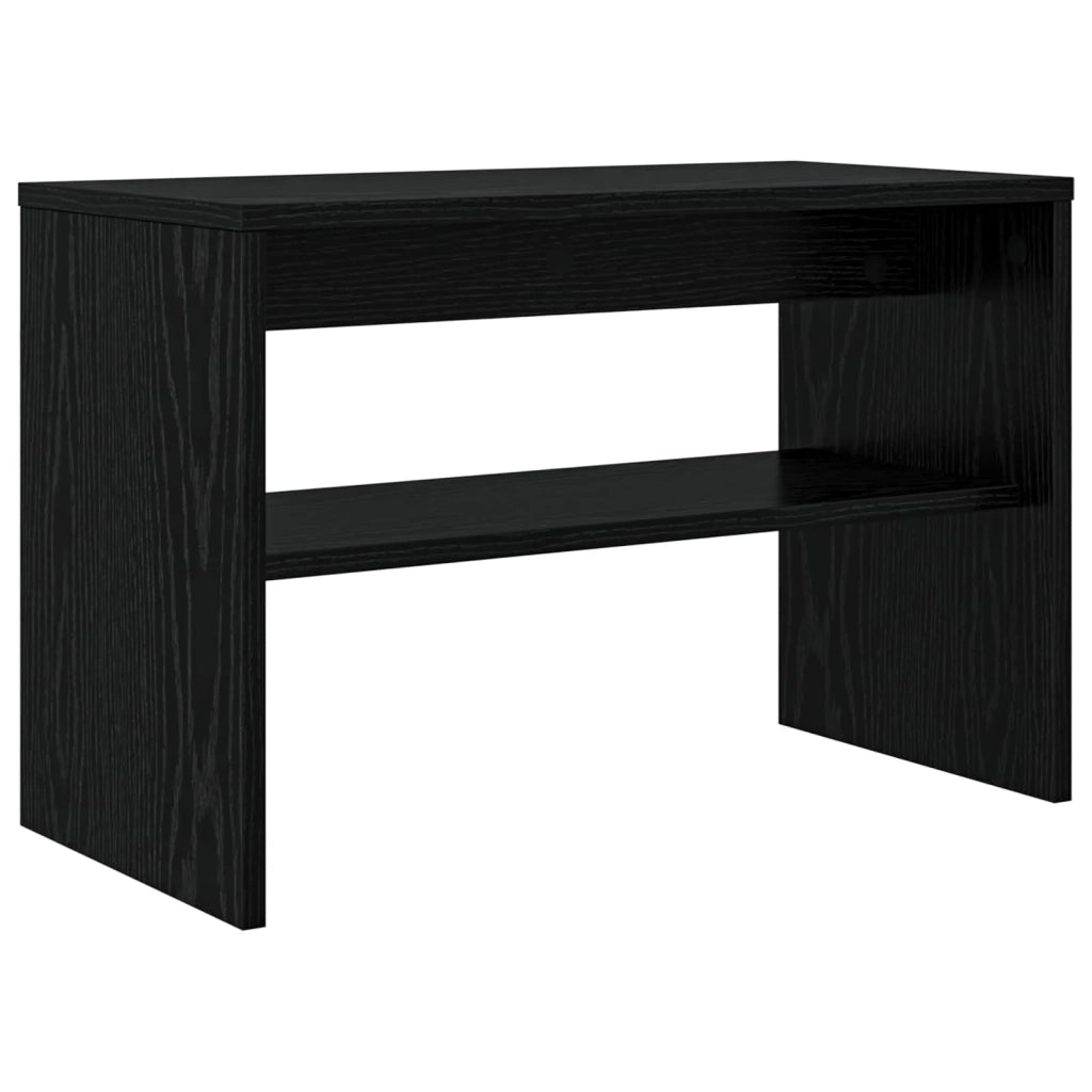 Mobile TV Rovere Nero 60 x 30 x 40 cm Legno multistrato