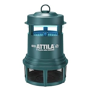 CFG Scacciazanzare LED Attila H041 EZ020 35W con Lampada UV, Copertura fino a 1200 mq, 2 Lampade di Ricambio Incluse, Trappola Elettrica per Insetti Interno/Esterno