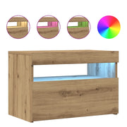 Mobile TV | Armadietto TV | Mobile Porta TV con LED Artigianale 60x35x40 cm Multistrato
