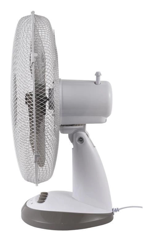 Bimar VT415 Ventilatore da Tavolo 40 cm 3 Pale 3 Velocita' Oscillante 45 W colore Grigio Bianco