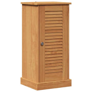 Mobiletto da bagno rettangolare 37,5 x 34 x 80 cm con pratico contenitore stile rustico legno di mango marrone 02_0057905