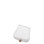 Pirolo Set 6 Bicchieri Junior Ambra in Vetro Borosilicato - Design a Trottola Rotante, Resistenti allo Shock Termico, Ideali per Bevande Eleganti