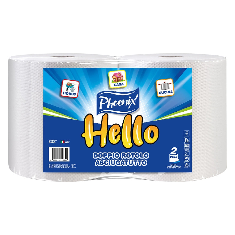 BOBINA CARTA 'PHOENIX HELLO' Kg 0,487 a rotolo circa (prezzo singolo rotolo)- 2 rotolo  - BricoGo