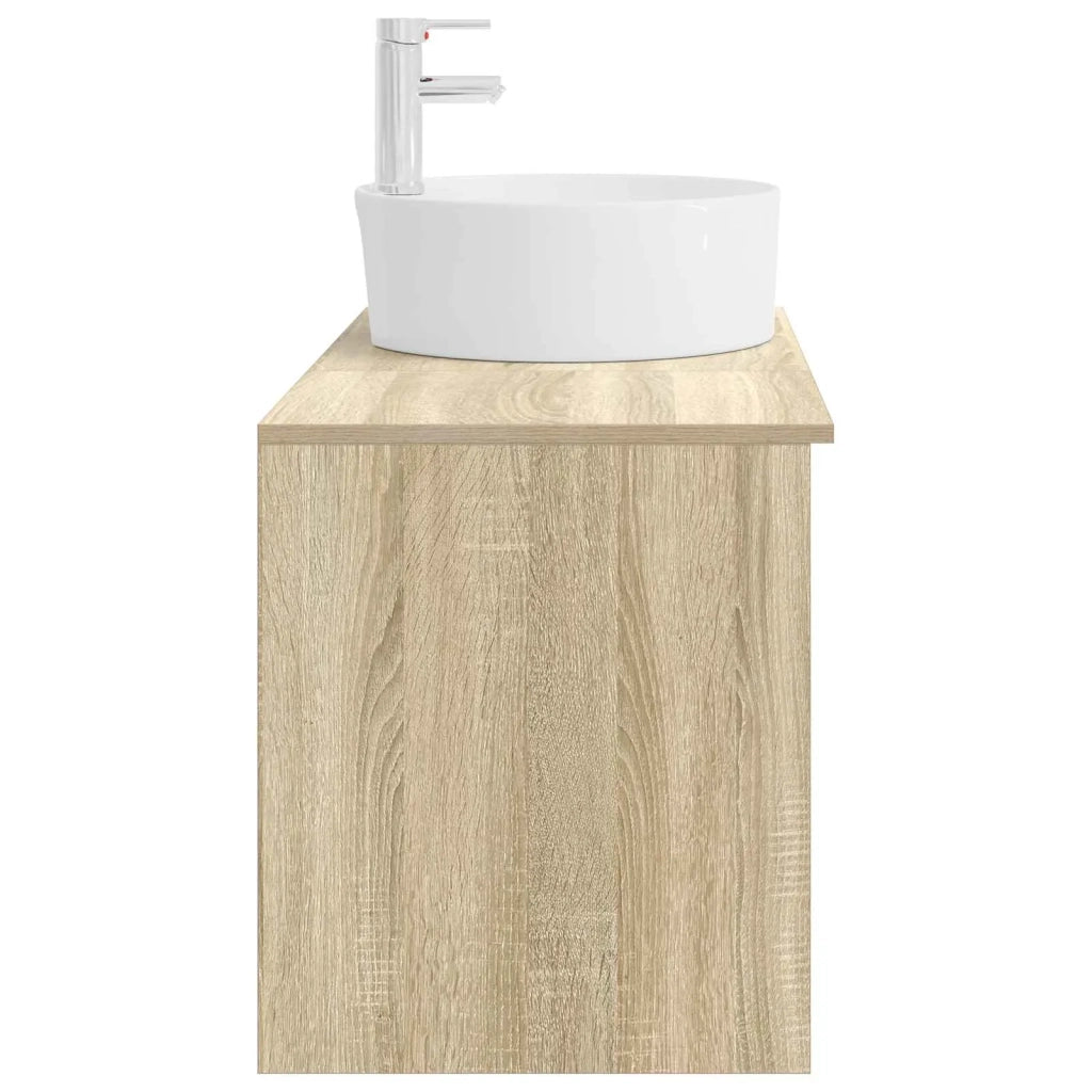 Set di mobili per il bagno 2 pcs Rovere Sonoma 3403906