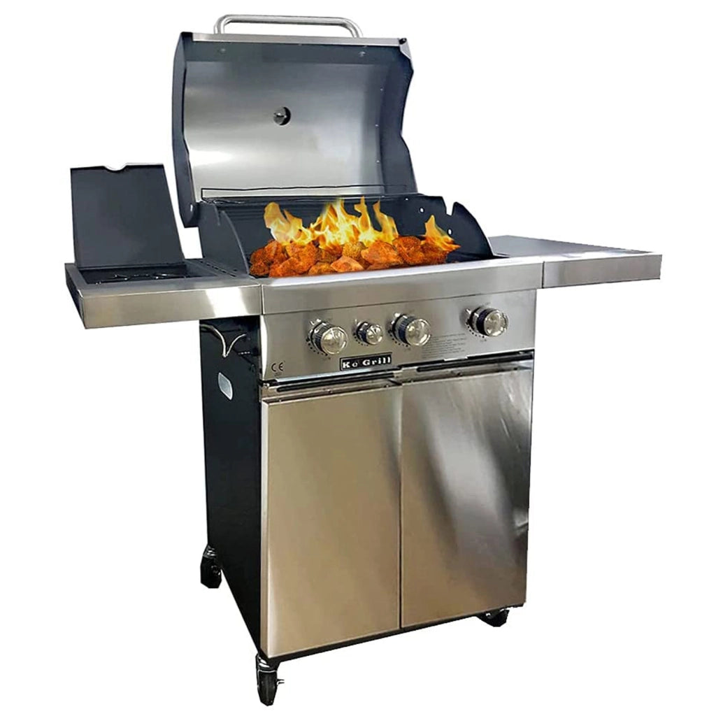 BARBECUE A GAS KE521/4 3 FUOCHI + FORNELLO