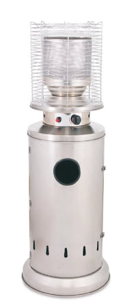Ke grill ke52951 inox stufa fire circle h.135cm potenza 13 kw fungo per esterno