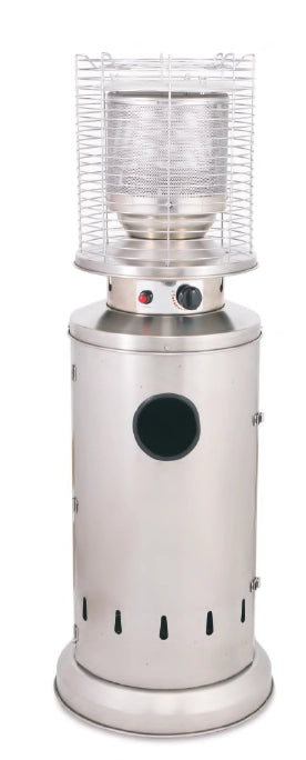 Ke grill ke52951 inox stufa fire circle h.135cm potenza 13 kw fungo per esterno