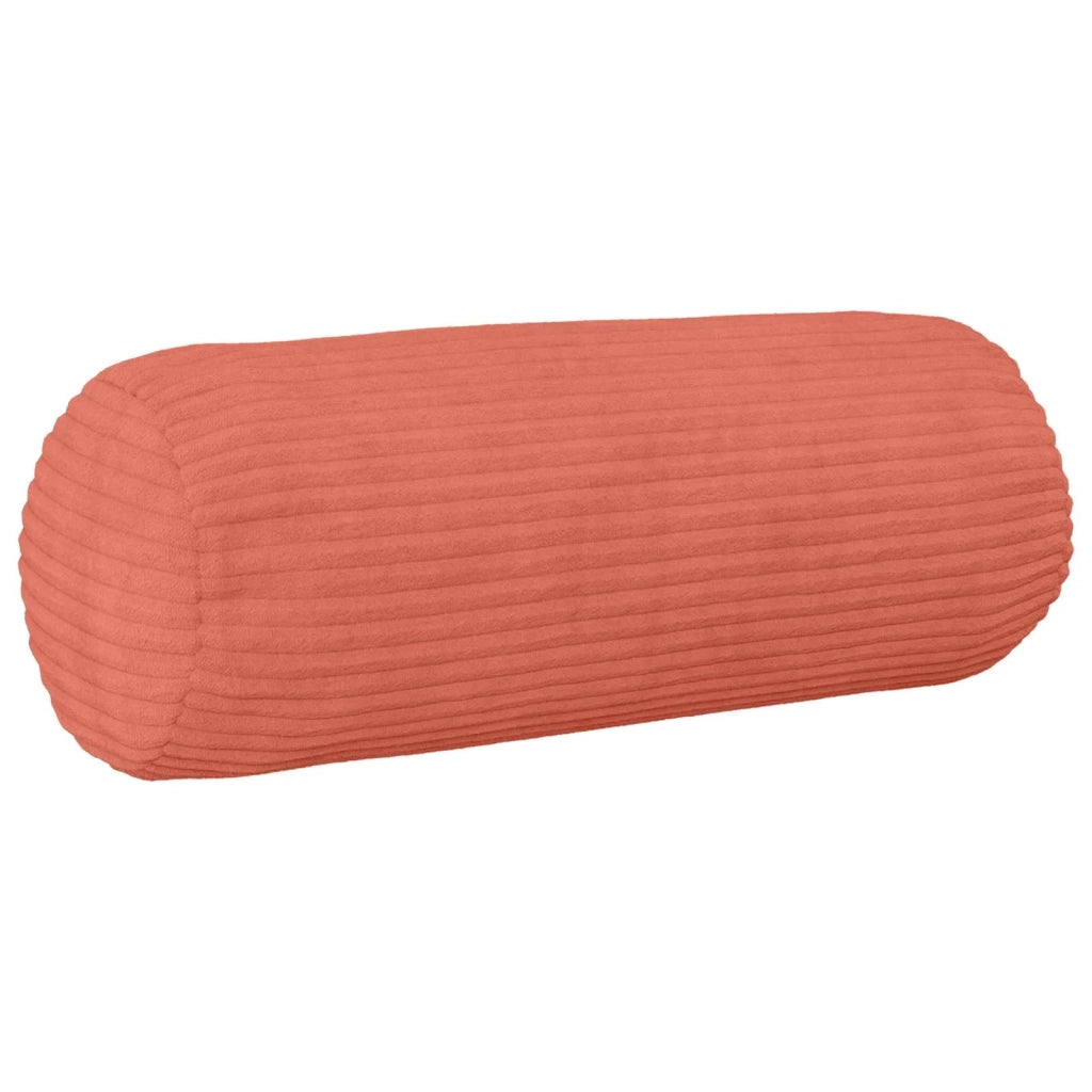 Federa 2 pcs HEERLEN Rosso Arancio Ø 15 x 40 cm corduroy 923249