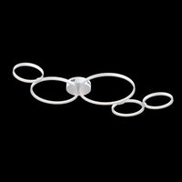 Plafoniera Modern in Metallo Olympia Bianco