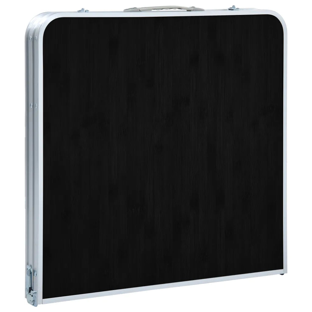 Tavolo da Campeggio Pieghevole in Alluminio Grigio 120x60 cm CFW4351416
