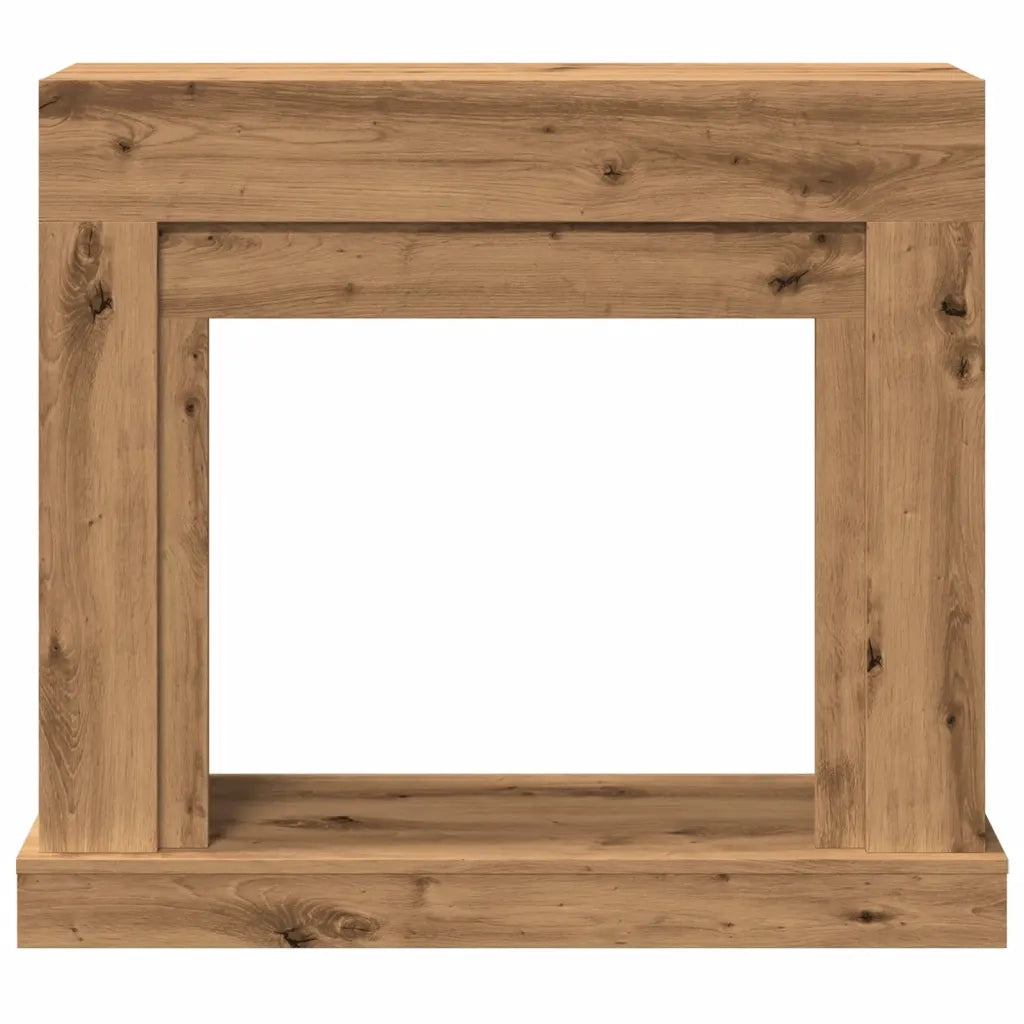 Cornice per Camino Rovere Artigianale 100x30x87,5 cm Truciolato 854570