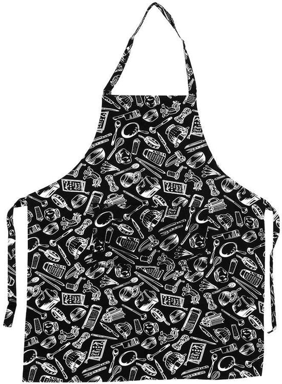 Schort Verstelbaar Polyester 2 Zakken 56 cm di Larghezza 80 cm di Lunghezza 5 Modelli Pieghevole Leggero Schort da Cucina