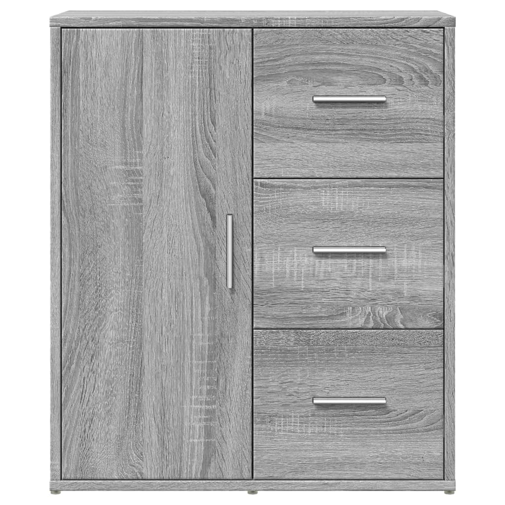 Buffet credenza cassettiera armadio mobile contenitore organizer per cucina soggiorno salotto Sonoma 60 x 31 x 70 cm legno ingegnerizzato grigio 02_0036388