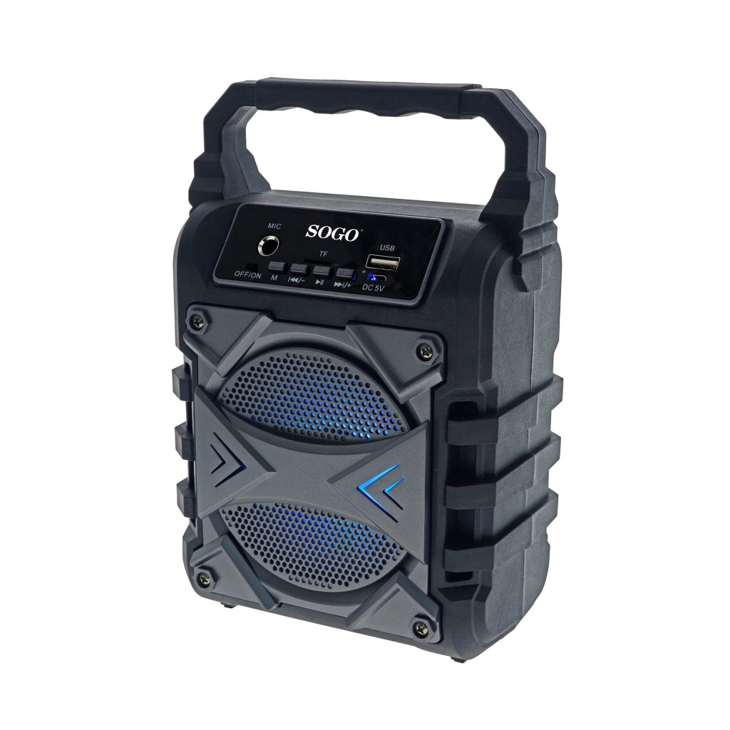 Cassa bluetooth portatile wireless con karaoke, microfono 6.3mm, funzione TWS e radio FM 60W - SOGO