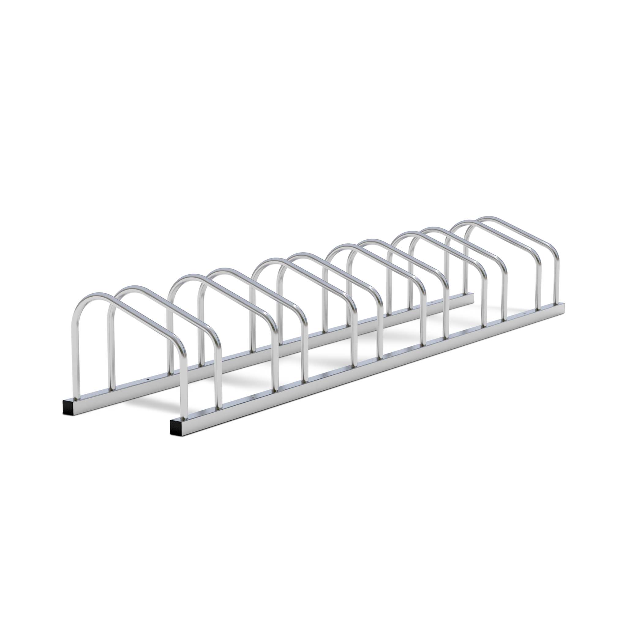 Toboli Rastrelliera per 6 biciclette Portabici in acciaio zincato per interno ed esterno Supporti