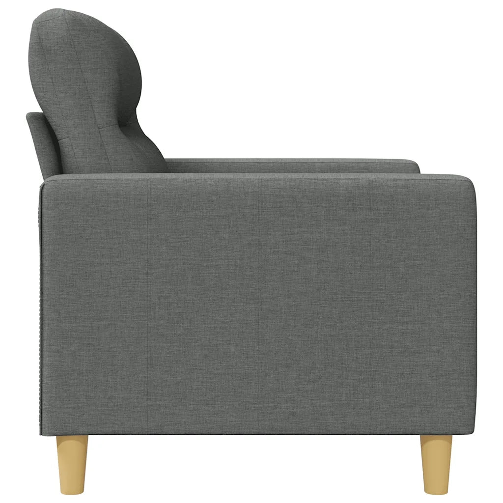 Poltrona | Sedia Relax Grigio Scuro 60 cm in Tessuto