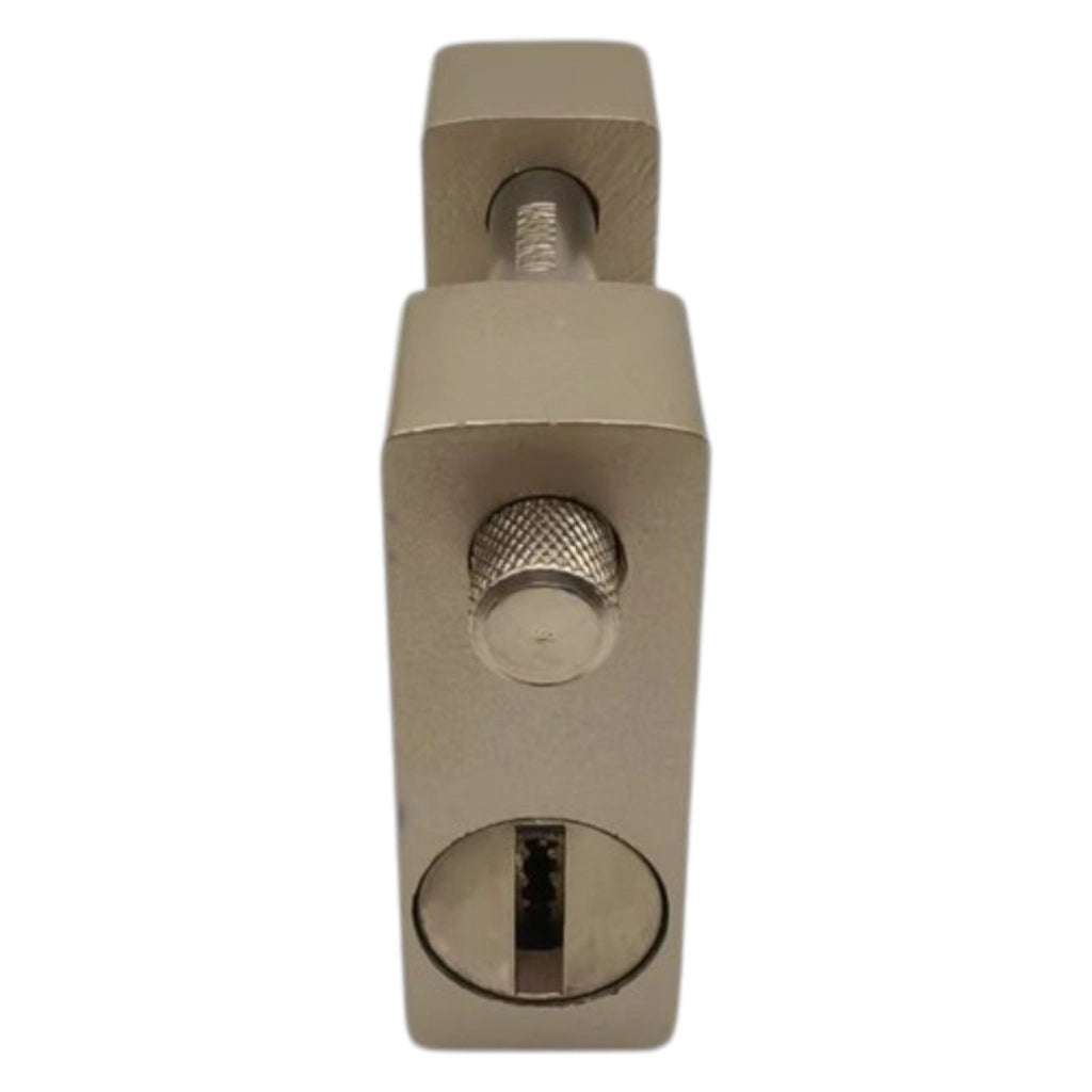 Lucchetto Corazzato in Acciaio Temprato 94 mm Antiscasso con Catenaccio e 5 Chiavi 310573