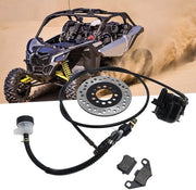 Kit di freno a disco per motocross - Vervanging per Dirt Bike/Quad - Compatibile con 50/110/125/150/200/250 - Incluso blocco freno/cavo freno - Kit di freno a disco