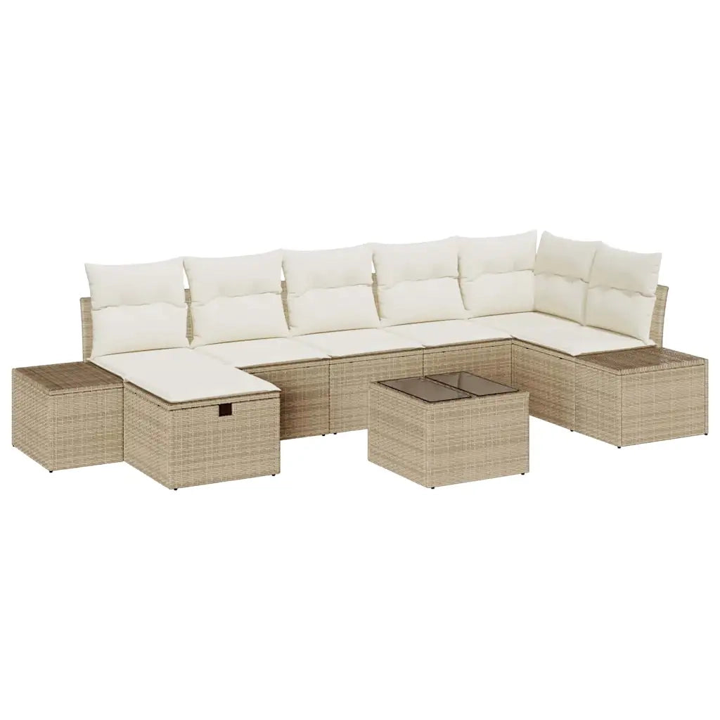Set di divani con cuscino 8 pcs polyrattan 3360742