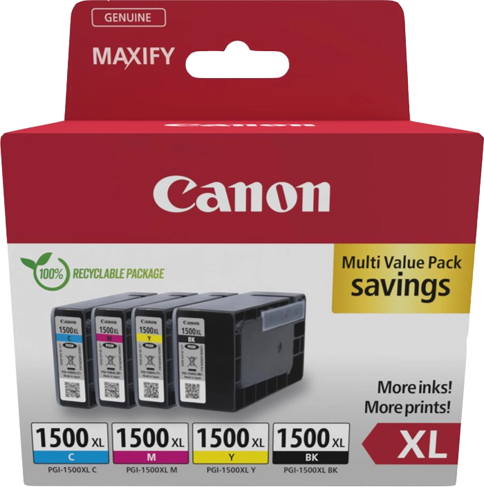 Canon 9182B010 cartuccia d'inchiostro 4 pz Originale Resa elevata (XL) Nero, Ciano, Magenta, Giallo