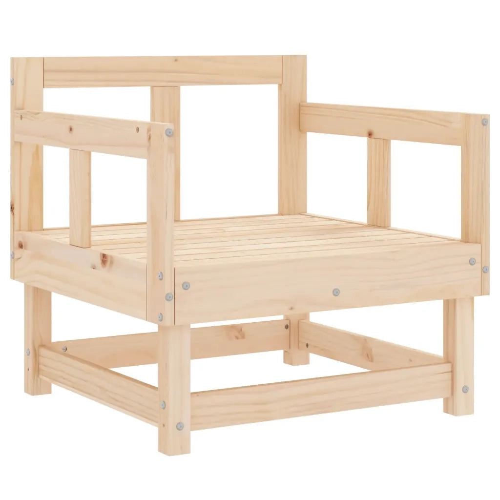 Set Salotto da Giardino 7 pz in Legno Massello di Pino 3186207