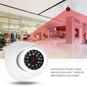 Fake Camera di Sicurezza con Luce LED - Riproduzione Realistica di una Camera per la Sicurezza Esterna e Interna